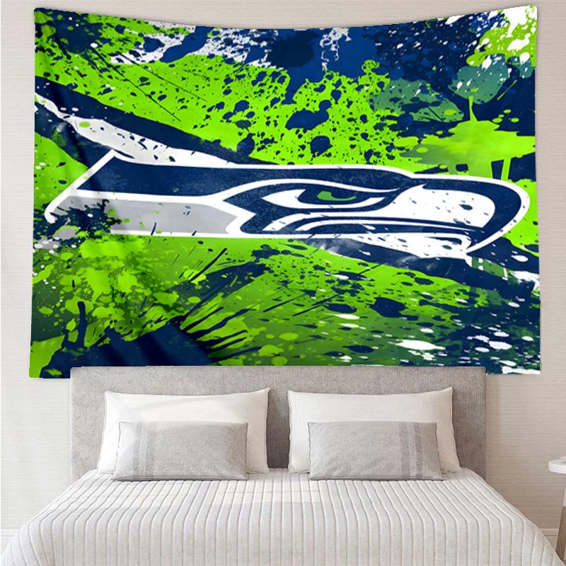 Seahawks Team Spirit Tapestry Hanging for Bedroom,Livingroom, Playroom,Decor Art Room Wall Tapestry Holiday and Birthday Gifts