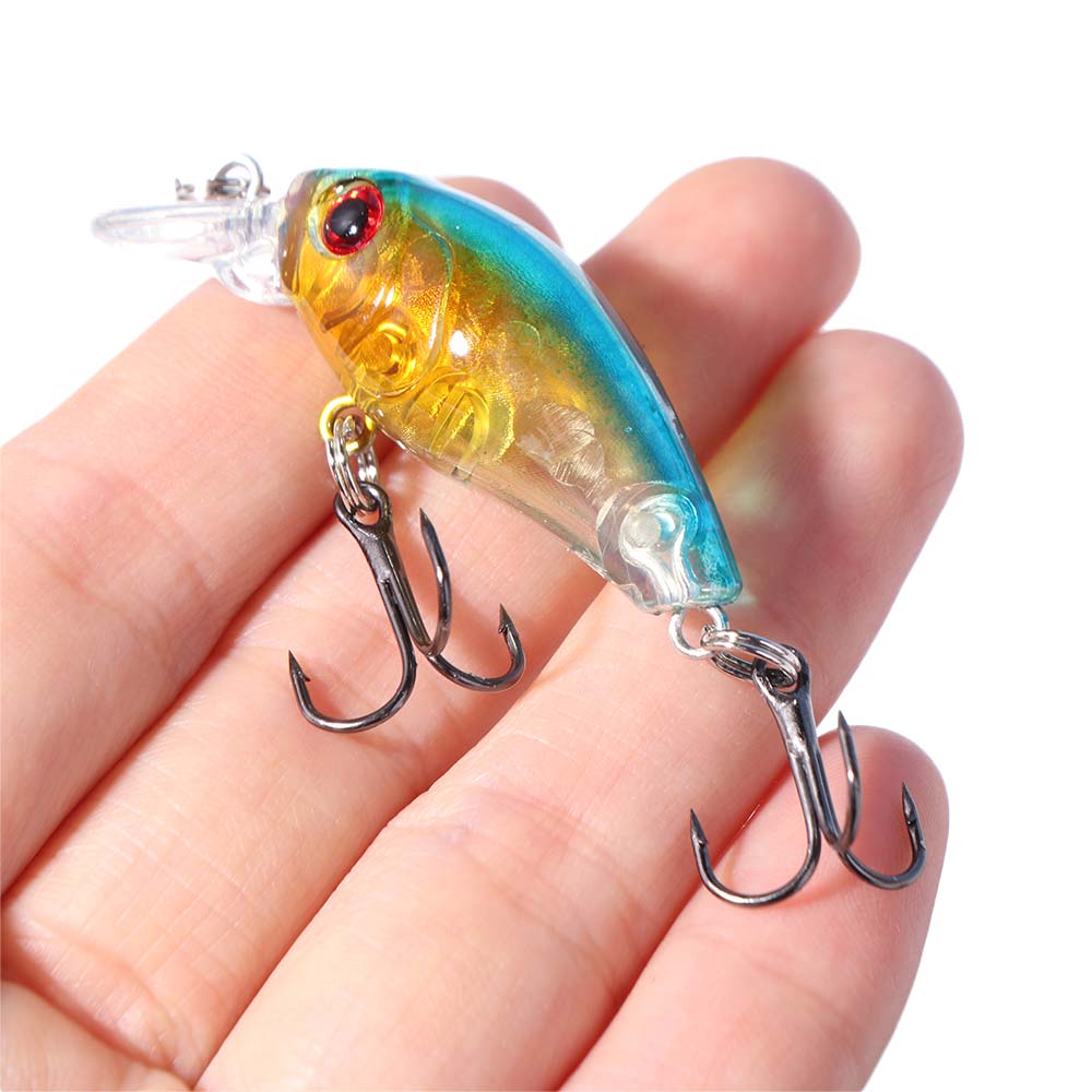 8Pcs/Box Mini Size Fishing Lure Floating Topwater Fishing Bait Artificial Bait Topwater Fishing