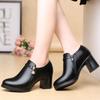 Botas Femininas Women Fashion Sweet Blue Comfort Ankle Boots Lady Classic Autumn & Winter High Heel Black Boots A9205