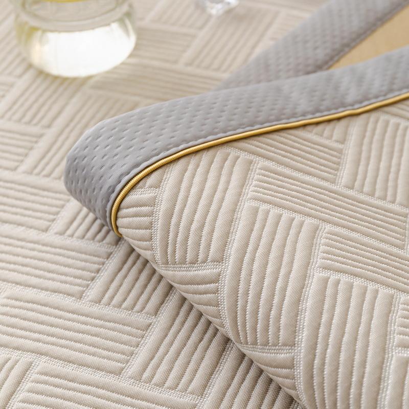 Cool Ice Silk Special-Shaped Sofa Cushion New Fixed Non-Slip Summer Mat Seat Cushion Irregular Sofa Cover