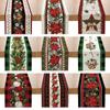 Table Runner New Christmas Decoration Creative Printing Table Decoration Cloth Christmas Holiday Kitchen Tablecloth
