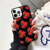 Красные Розы Цветочный Чехол Для Телефона Для iPhone 17 Air 15 16 Чехол  11 13 14 Pro Max 12 Plus Max Fundas
