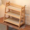 Coffee Syrup Display Rack Station Organizer Bamboo Cup Multipurpose Kitchen Counter