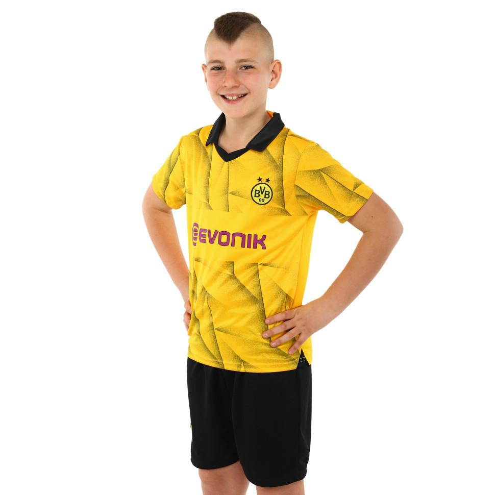 Kid's soccer football uniform jersey and shorts  Borussia Dortmund CO-6358