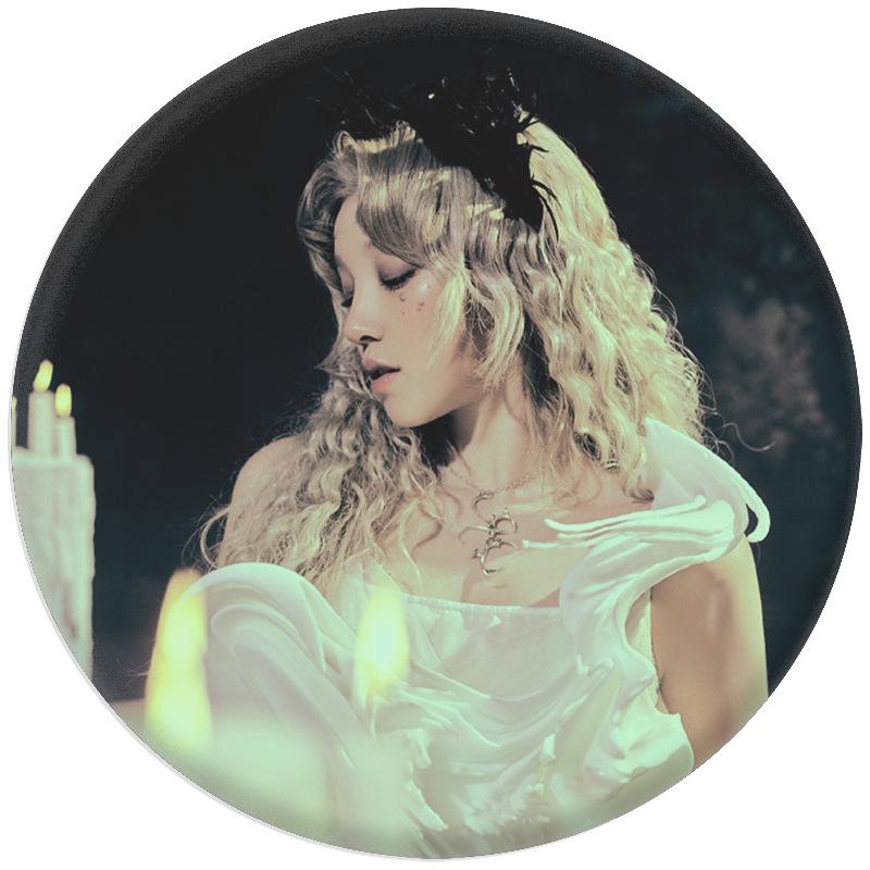 (G)I-DLE "We Are" Album Badge Mirror Keychain Brooch - Song Yuqi Merchandise