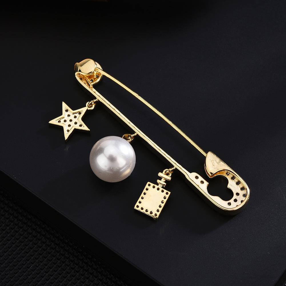 Senior Brooches Flower Leaf Brooch Pins for Women Suit Pendant Fashion Brooches Jewelry