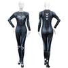 Аниме Форма Женщины-паука Сексуальное нижнее белье Эротическое искушение Комбинезон с молнией на груди и открытой промежностью Косплей костюмы