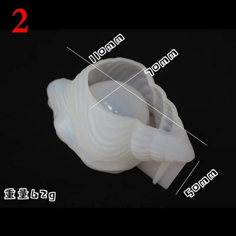 Новый DIY Кристалл Эпоксидная Смола Зеркало Трехмерная Раковина Слон Коробка для Хранения Яиц для Макияжа Ракушка Океан Силиконовая Форма Домашние Принадлежности