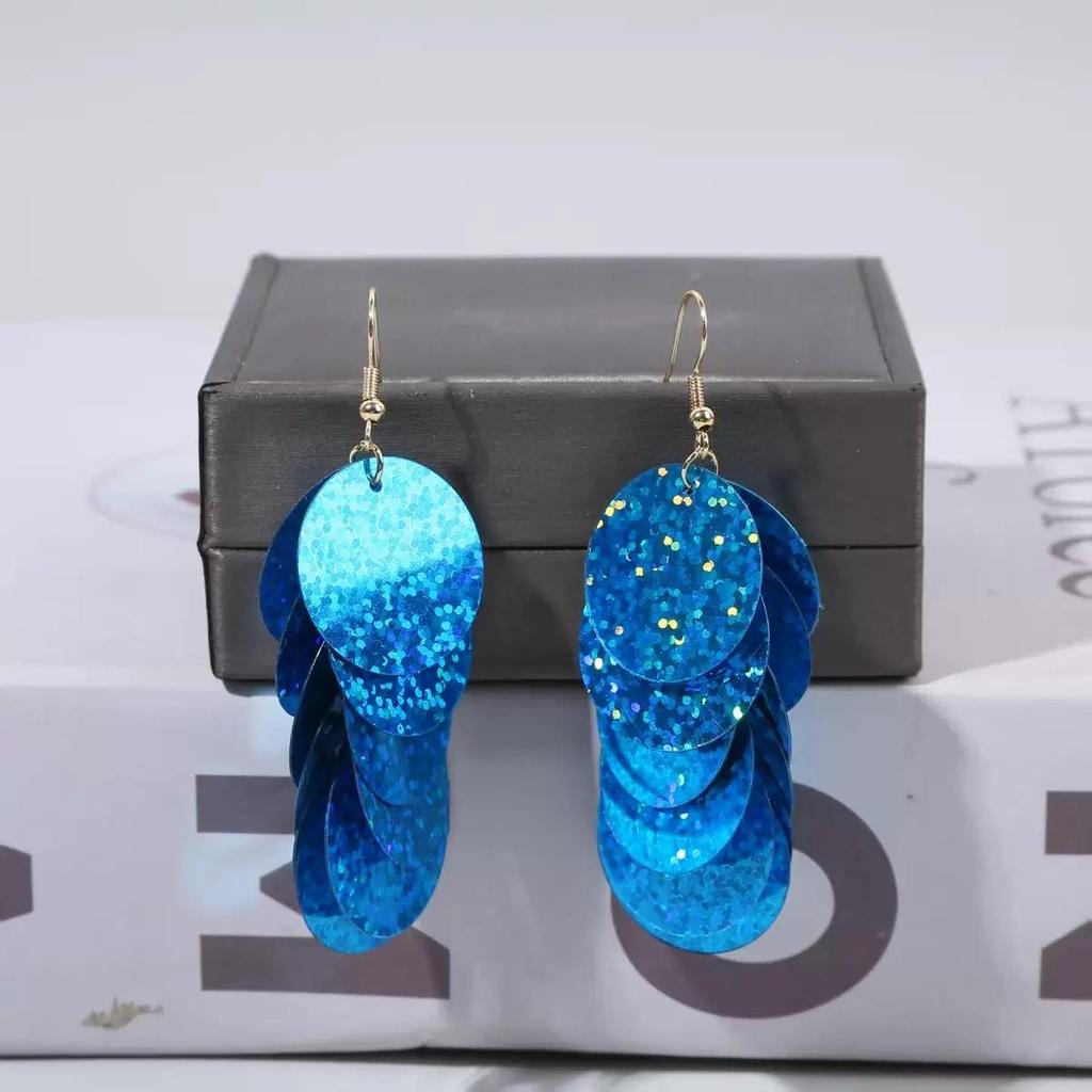 Round Tassel Earrings: Elegant Retro Design with Exaggerated Personality