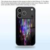 Цветной узор «Штора от легкого дождя» 2D Чехол для телефона для iPhone 17 16 15 14 13 12 11 X XR XS Max Pro 8 plusСтеклянная защитная крышка