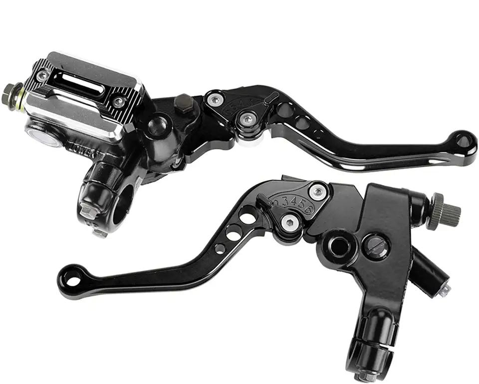 Aluminum Motorcycle Front Brake Pump 22mm Hand Brake and Clutch Hydraulic Levers New