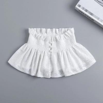 Female Stand Lapel Fake Collar for Womens Shirt Detachable Collar Party Clothing Ornaments Neck Shoulder Wraps Shawl Tie