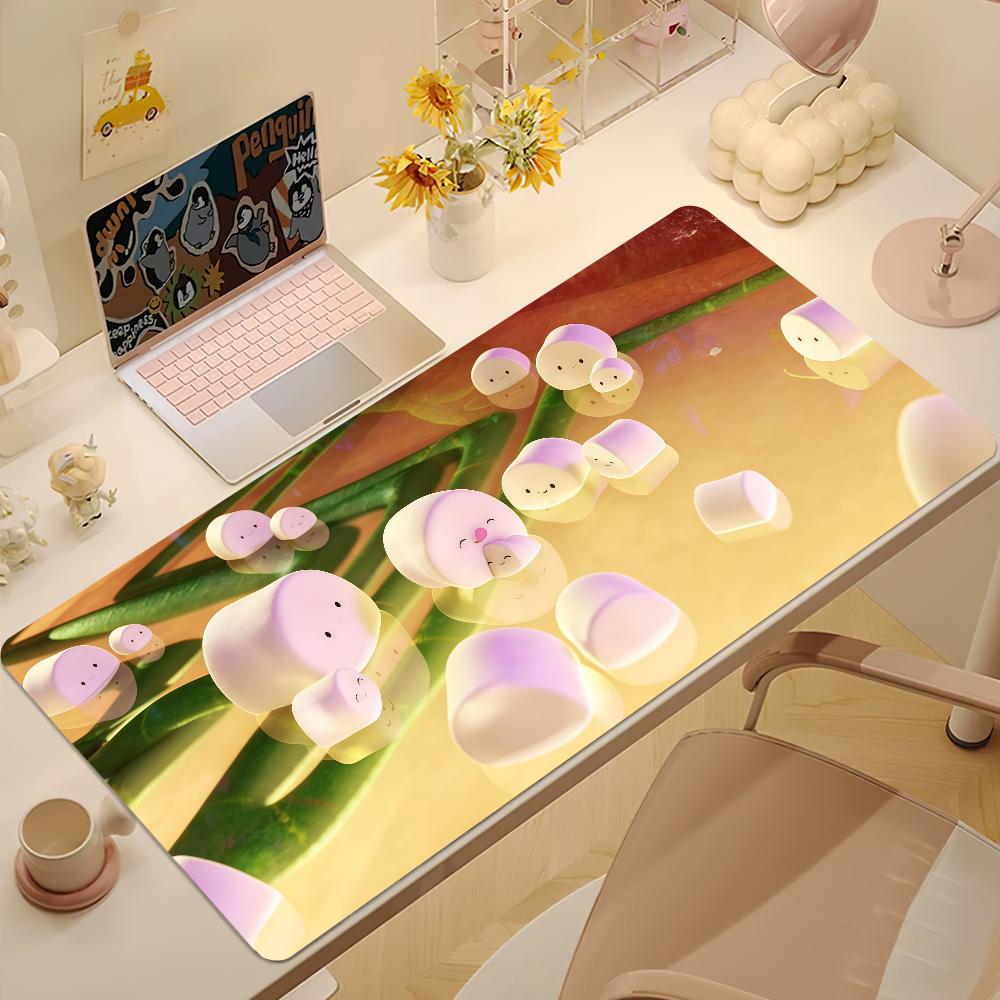 Anime CCloudy With A Chance Of Meatballs Mouse Pad Large NonSlip Lockedge Desktop Computer Desk Mat Keyboard Office Student