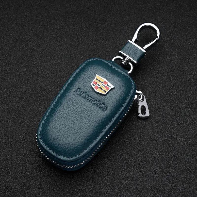 cvtbfl1 Car Key Case for Cadillac Logo Escalade CTS ATS SRX Deville BLS XT4 XT5 XT6 STS XTS SLR XLR CT4 CT5 CT6 Key Storage Accessories