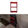 Red Carbon Fiber Armrest Box Rear Bezel Panel Trim For Cadillac CTS 2003-2007