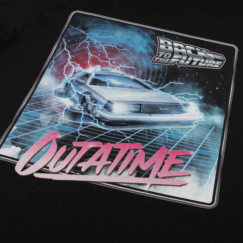 Back To The Future Mens Outatime Cotton T-Shirt