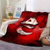 1pc Blanket - Red Star logo Print Design,Lightweight Blanket for Sofa,Bed- Soft &Warm,Gift for All Seasons