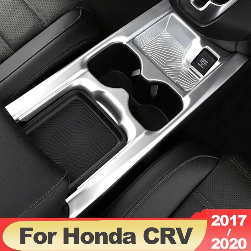 Внутренний держатель для воды с центральным управлением, декоративная рамка, панель, модифицированные аксессуары, автомобильные принадлежности для Honda CRV 2017-