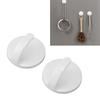 2Pcs Magnetic Hooks Strong Magnetic Attraction Flexible Movement Waterproof Magnetic Hanger for Kitchen Refrigerator