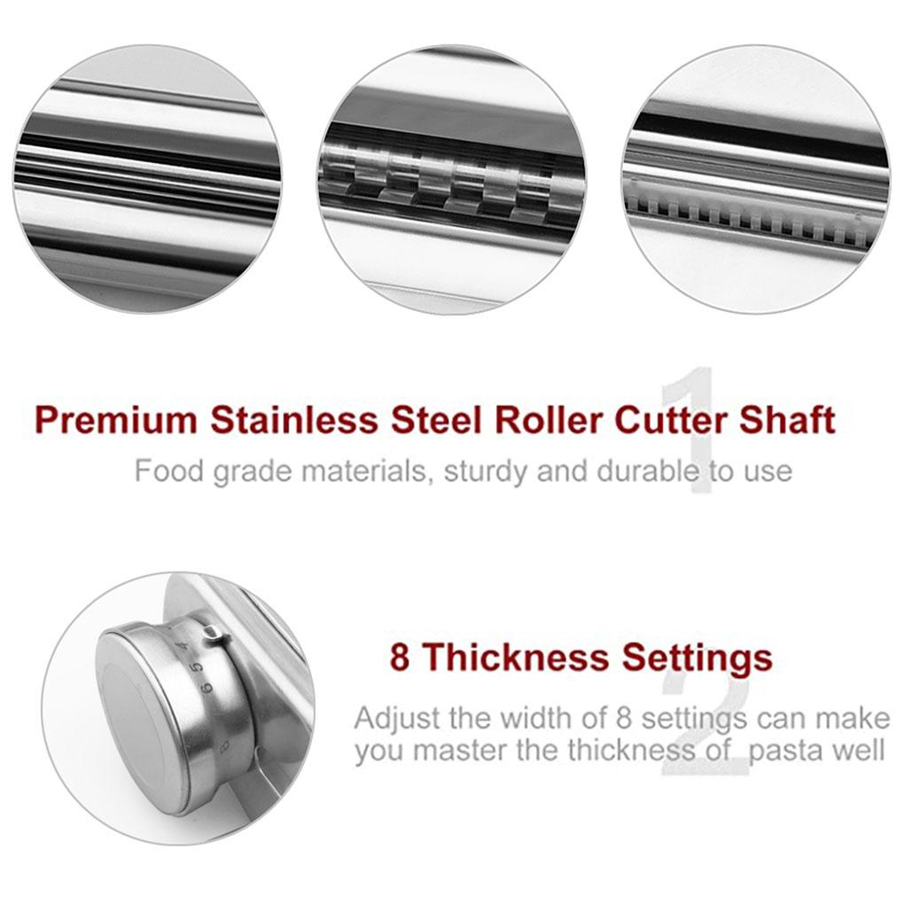 Машина для приготовления пасты из нержавеющей стали, макароны, спагетти, роликовый миксер, насадка для пресса для лапши, кухонный инструмент для KitchenAid