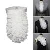 Victorians Colonial Jabot Collar Steampunk Ruffle Lace Detachable False Collar Shirt Front Necktie Halloween Costume