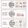 Прессованные клещи Инструменты электрика Обжимной инструмент Электрические клеммы Зажим Электроника Прессование Соединитель Ручные губки Коробка