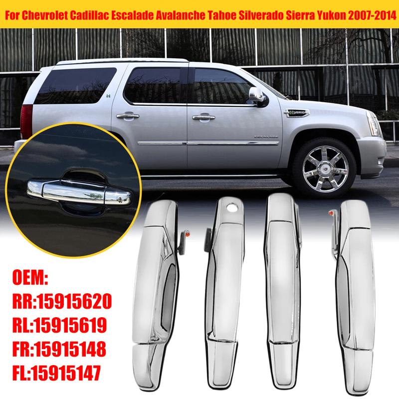 Дверная ручка для Chevrolet Cadillac Escalade Avalanche Tahoe Silverado Sierra Yukon 2007-2014 15915147 15915148 15915619 15915620