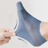 Men's No Show Sock Invisible Low Cut Boat Socks Casual Non-Slip Cotton Socks Breathable Thin Ice Silk Socks