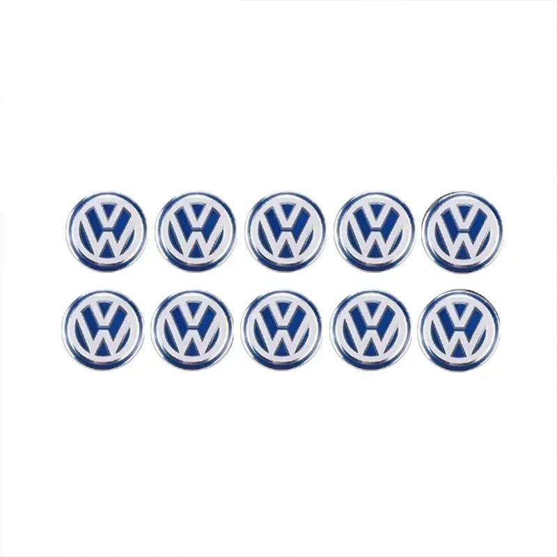 Aluminum Keys Car Remote Key Emblem Sticker For VW GTI Atlas Jetta Touareg Variant Golf Polo Taos Passat Decoration AccessoriesNB1