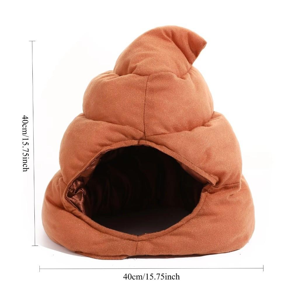 Warm Cap Poop Hat Poop Shape Plush Poop Hat Gag Gift Funny Poop Hat Cosplay