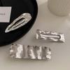 Irregular Drop Shaped Side Bangs Hair Clips Punk Hair Clips Fix Fringe Barrette Metal Hair Pins