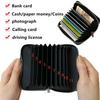 For iPhone Air Case Detachable Zipper Card Bag PU TPU Kickstand Phone Case with Strap