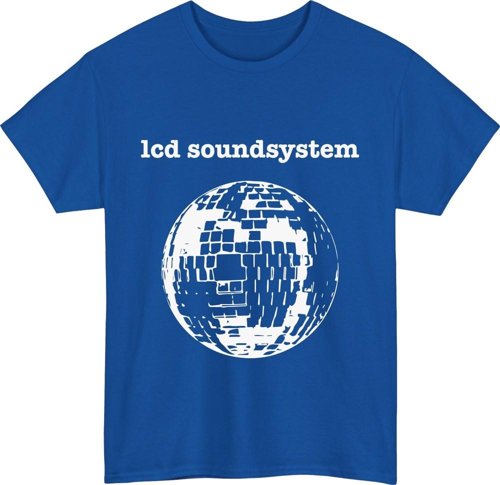 Lcd soundsystem disco ball tshirt retro indie dance punk music band gift top