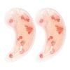 2Pcs Strawberry Gel Eye Ice Pack Puffy Eyes Dark Circles Redness Eye Strain Relief Cold Hot Compress Eye Pad Reusable Under-eye Cooling Patch