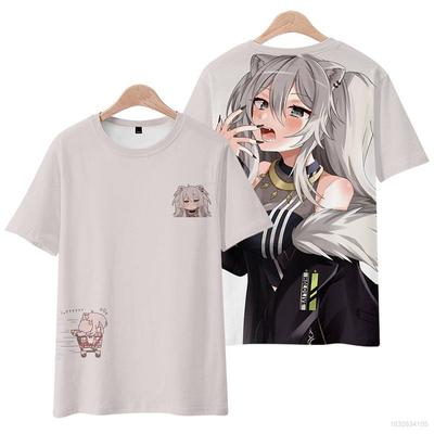 Hololive - футболка Shishiro Botan Tops с коротким рукавом, повседневная, высококачественная, модная, свободная, с 3D-принтом, рубашка на Хэллоуин 2XS-6XL