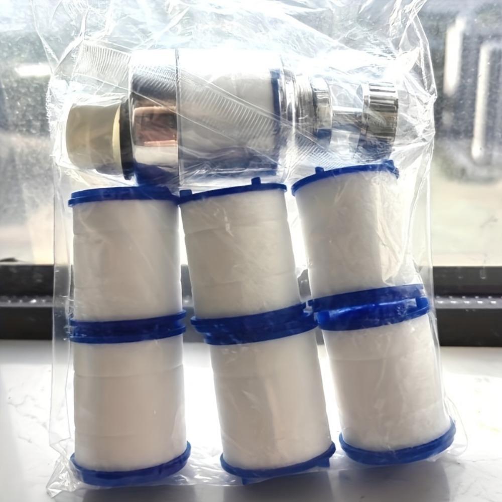 Водоочиститель с вращающимся на 360 градусов краном, снижение содержания хлора, удаление фторида, тяжелых металлов, смягчение жесткой воды, простая установка, 6 сменных элементов