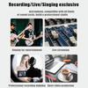 AT2020 Professional Studio Vocal Audio Wired Cardioid Condenser Microphone for Gaming Live Singing Podcast Studio Live Record