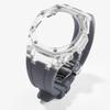 Для Casioak G-Shock GA-2100 GM-2100 GMA-S2100 GA2100 Мод-комплект Прозрачный корпус из поликарбоната Резиновый ремешок Запасные аксессуары для ремешка часов
