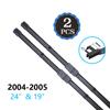 Дворники лобового стекла для Volkswagen VW Golf 5 MK5 Golf V Rabbit 1K GTI 2004~2009 Передние дворники Автомобильные аксессуары