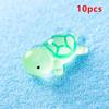 10 шт. Мини светящиеся черепахи домашний декор ландшафтный дизайн смоляные поделки светящиеся черепахи сад аквариум миниатюры украшения украшения