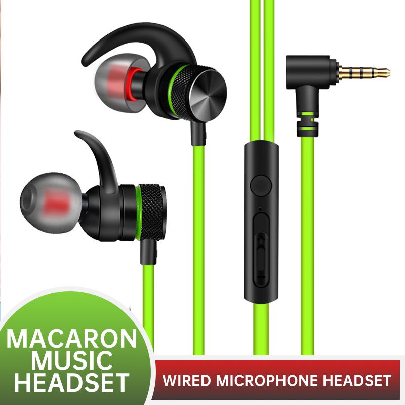 Проводные наушники G20, двойные магнитные игровые наушники с басом, наушники-вкладыши, гарнитура с шумоподавлением PUBG