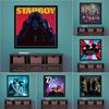 Картина на холсте Daft Punk Starboy Bangalter Rap Music Album Star плакат и фотографии, принты, настенное искусство для гостиной, домашний декор