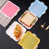 Portable Sandwich Toast Bento Box Reusable Silicone Sandwich Box Eco-Friendly Lunch Food Container Dinnerware Lunch Box