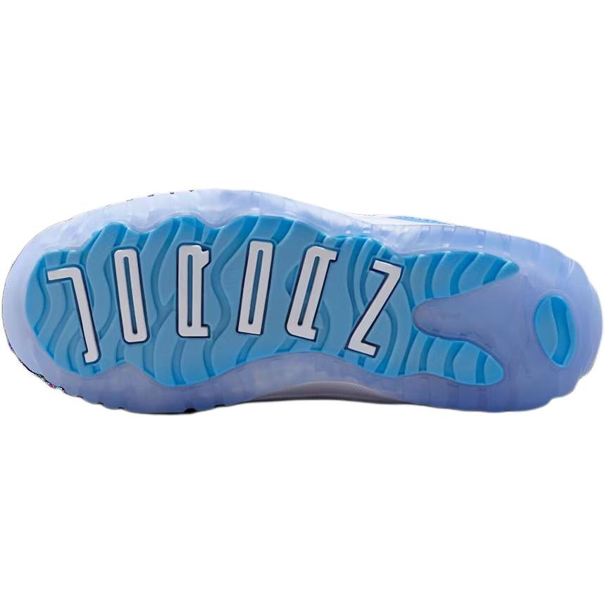 Air Jordan Jordan 11 Retro Low PS University Blue 2026 Детские кроссовки Белый Черный FV5116-100
