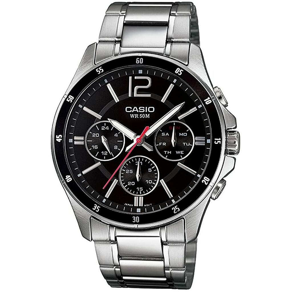 Men's Watch Casio Silver Black (Ø 43.5 Mm)