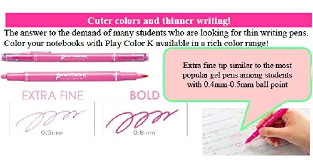 Tombow Sign 36 Colors Thick Extra Play Color K Water-Based Pens, (Twin Type, & Fine), GCF-013