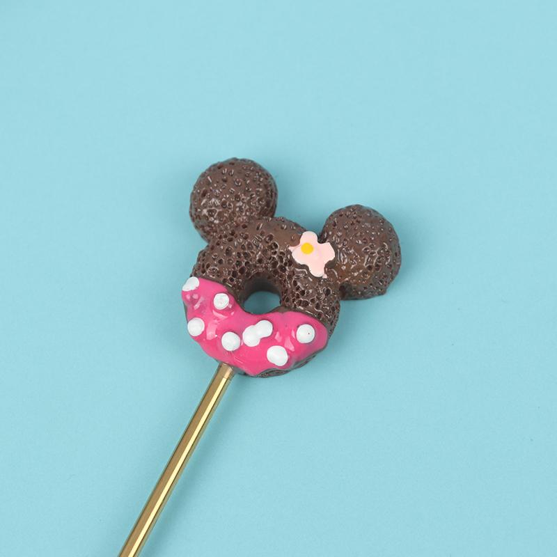 4 шт./набор ложка/вилка для пончиков, конфет, молока, кофе, ложка для размешивания, кухонные столовые приборы