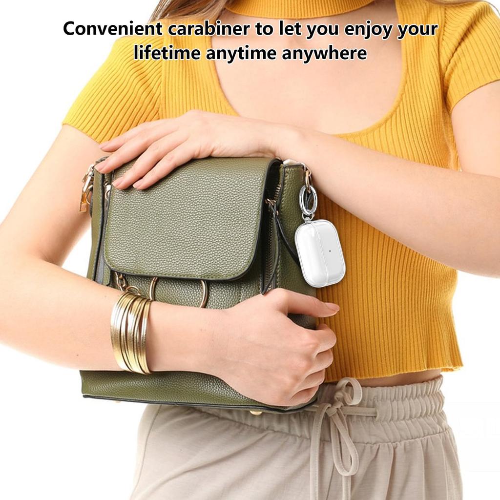 Новый прозрачный чехол для AirPods Pro 3, противоударный защитный чехол с брелоком и чистящей ручкой, чехол-накладка для AirPods Pro 3-го поколения