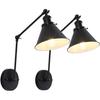 Nordic Brass Retro Loft Style Industrial Vintage Wall Lamp Adjustable Swing Arm Wall Light Edison Sconce Applique Murale