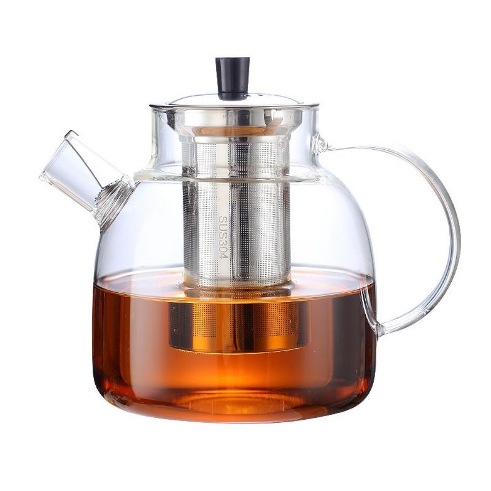 1000 /1500ml Kettle Teaware Thickened Tea Pot New Glass Teapot For Making Coffee